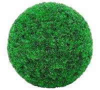 Artificial Boxwood Baubles Pack of 2 35 cm Polyethylene Weatherproof for Indoor Outdoor Decoration in the Garden Balcony Living Room with Natural Look and Easy-Care Material