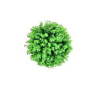 Artificial Boxwood Topiary Balls, Indoor Outdoor Hanging Decorative Faux Buxus Grass Ball, No Maintenance Artificial Plant Ball for Home Garden Balcony Patio(Green,35cm)