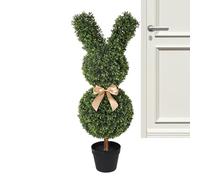 Artificial Bunny Shaped Tree, Easy To Display, 1 Piece, Garden Topiary Tree, Spring Holiday Decor, Fun And Festive Accent, For Holiday Props Living Room
