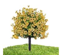 Artificial Bushes, 56 cm Realistic Artificial Vegetation with Stake for Outdoor Decoration | Ideal for Yard, Porch, Garden, Party, Festival, Office, Door - for Porch, Patio, Garden, Party,