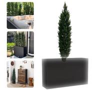 Artificial Cedar Privacy Screen - UV Protected Evergreen Fence for Outdoor Seclusion and Aesthetic Enhancement