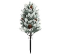 Artificial Cedar Topiary Trees with Ground Spike, UV Resistant Greenery Plant Christmas Outdoor Decora For Outdoor