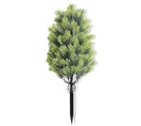 Artificial Cedar Topiary Trees with Ground Spike, UV Resistant Greenery Plant Outdoor Decora Christmas For Outdoor