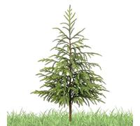 Artificial Cedar Tree - Faux Christmas Pine | 24.4in Holiday Greenery