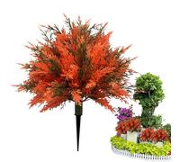 Artificial Cedar Tree - Realistic Green Topiary, Low Maintenance Shrub | 24 Inch Outdoor Plant, Sustainable Garden Accent Lawn Design, Backyard Path, Garden Decoration