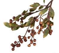 Artificial Chengsum Berry Flowers for Elegant Home Styling and Wedding Decor (brown)