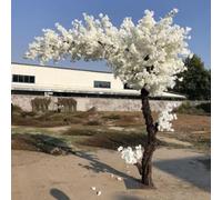 Artificial Cherry Blossom Tree Flower Trees Tall Artificial Plant Wishing Tree For Wedding Event Indoor Outdoor Party Restaurant Mall Decoration,02,1.2x1m
