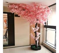Artificial Cherry Blossom Tree Flower Trees Tall Artificial Plant Wishing Tree For Wedding Event Indoor Outdoor Party Restaurant Mall Decoration,01,1.2x1m