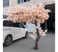 Artificial Cherry Blossom Tree For Weddings Home Decor, Solid Wood Trunk And Silk Cloth Flower Stunning Realistic Design For A Romantic Ambiance(2.5 * 2.5m/98 * 98in)