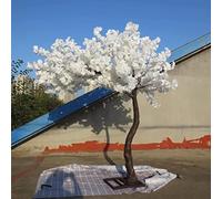 Artificial Cherry Blossom Tree, Large Indoor Wedding Decoration, 1.5x1.5m Fake Cherry Tree for Indoor Landscaping and Wishing Tree