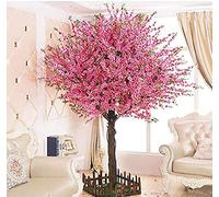 Artificial Cherry Blossom Tree Silk Flower 150cm Simulation Cherry Tree Wedding Decor Cherry Blossom Tree for Indoor Decoration Pink Flowers - 5ft Tall