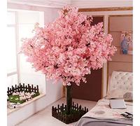 Artificial Cherry Blossom Tree - Stunning Indoor/Outdoor Décor for Parties, Restaurants, and Malls - Lifelike Flowers, 2.5m Tall, Perfect for Home Decoration