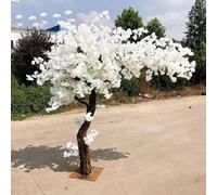 Artificial Cherry Blossom Tree, Stunning Lifelike Handmade Tree, Handmade, Perfect for Home Office Party Wedding Birthday Christmas,E-2.5x2m/8.2x6.6ft