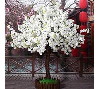 Artificial Cherry Blossom Tree with Handmade Flowers for Indoor and Outdoor Décor
