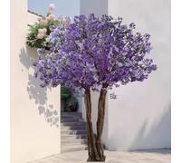 Artificial Cherry Blossom Tree with Realistic Flowers and Branches for Indoor Decoration - Ideal for Home, Office, and Event Settings