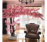 Artificial Cherry Blossom Tree with Stabilizing Base, Handmade Silk Flower Wishing Tree, Easy to Assemble for Home, Wedding, Hotel Decor - 300CM / 9.8ft