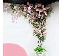 Artificial Cherry Blossom Trees - Fake Flower Vine for Indoor Wedding Decor and Rattan Decoration