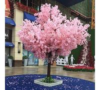 Artificial Cherry Blossom Trees Pink - Large 9.8x9.8ft Indoor Outdoor Decoration - Fake Silk Flower Peach Tree for Parties, Restaurants, and Malls - Stunning Wishing Tree by [Brand]