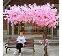 Artificial Cherry Tree Stunning Lifelike Artificial Cherry Blossom Tree Perfect for Home Office Party Wedding Birthday Christmas,1.8x1.5m/5.9x4.9ft
