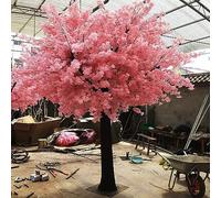 Artificial Cherry Tree with Curved Trunk for Indoor and Outdoor Gardens