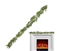 Artificial Christmas Branches - Realistic Touch Pine Branch Realistic Greenery Stems 200cm Fake Green Cedar for Home, Patio, Living Room, Garden, Outdoor, Yard, Day