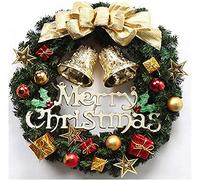 Artificial Christmas Garland Christmas Ornaments Fireplace Staircase Wall Front Christmas Wreath Simulation Wreath Door Hanging Window Ornaments Christmas Tree Accessorie,Color 3-30CM