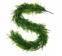 Artificial Christmas Garland,Realistic Christmas Garland | Realistic Green Cypress&Pine Needles, Fire-Resistant,for Fireplace Mantel,Stairs,Wall,Table,Indoor&Outdoor Decor