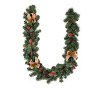Artificial Christmas Garland Xmas Garland 5.9ft Decorated with Pinecones, Berries Clusters for Party Fireplace Winter Mantle