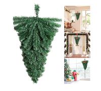 Artificial Christmas Pine Swag, Green Cedar Teardrop Door Garland, 45cm Holiday Mantle Fireplace Decoration, Faux Pine Swags Artificial Green Xmas Teardrop Door Swag, Thanksgiving