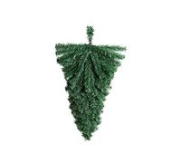 Artificial Christmas Teardrop Swag, 17.7inch Mailbox Swag Decoration Outdoor Green Teardrop Wreath Faux Pine Needles for Door Table Mantle Fireplace