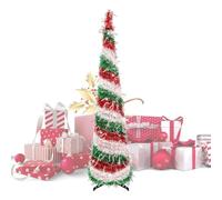 Artificial Christmas Tree - 1.5 m Holiday Pine, PVC Seasonal, Realistic Folding with Display, Indoor Fireplace, Outdoor Corner Decoration for Home, Office, Carnival Party, Mother's Day