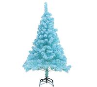 artificial christmas tree-blue flocking cedar christmas tree,pvc + iron and other materials,encrypted christmas tree,classic realistic natural branches,home,outdoor decoration atmosphere