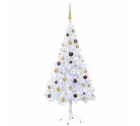 Artificial Christmas Tree Christmas Display Tree with LEDs and Ball Set Decor [EEK: A]