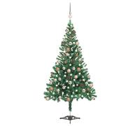 Artificial Christmas Tree Christmas Display Tree with LEDs and Ball Set Decor [EEK: A]