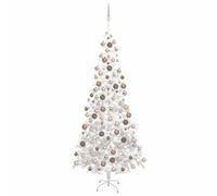 Artificial Christmas Tree Christmas Display Tree with LEDs and Ball Set Decor [EEK: A]