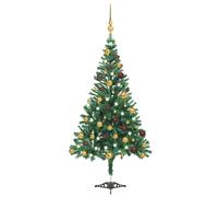 Artificial Christmas Tree Christmas Display Tree with LEDs and Ball Set Decor [EEK: A]