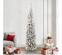 Artificial Christmas Tree Green 240cm with 300 Warm White LEDs - Heavy Duty Stand - USB Powered - Ideal for Indoor & Protected Outdoor - Festive Decoration