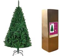Artificial Christmas Tree Green Bushy Imperial Pine Xmas Tree, Point Tips- 210cm