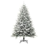 Artificial Christmas Tree Green Multi Sizes with/without Flocked Snow vidaXL