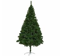 Artificial Christmas Tree Green Spruce Realistic Traditional Seasonal Indoor Home Decor Easy Assembly Sturdy Metal Stand 240cm/7.9ft Holiday Christmas Tree. (21