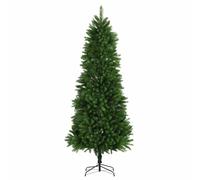 Artificial Christmas Tree, Lifelike Needles, 240 cm Green, Realistic PE Branches, Weather Resistant, Durable Holiday Decor with Steel Base, Easy Assembly, Indoor/Sheltered Outdoor Use