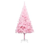 vidaXL Artificial Christmas Tree with Stand Pink 210cm PVC Decoration Tree