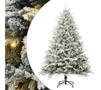 Vidaxl Artificial Pre-Lit Christmas Tree Green 180 Cm Pvc And Pe