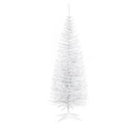 Artificial Christmas Tree White 150cm 5ft 50x50cm Pencil Flame-Retardant Plastic