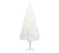 Artificial Christmas Tree White 240x100cm PE Lifelike Needle Branches Steel Base