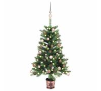Artificial Christmas Tree with LEDs&Ball Set Multi Colours Multi Sizes vidaXL