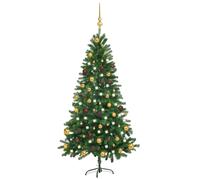 Artificial Christmas Tree with LEDs&Ball Set Multi Colours Multi Sizes vidaXL