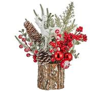 Artificial Christmas Tree with Lightweight Bark Texture