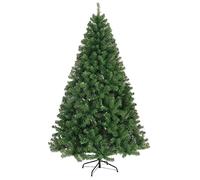 Artificial Christmas Tree with Metal Stand - Lush Green Nordic Spruce - Large Size for Holiday Decor
