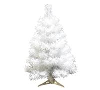 Artificial Christmas Tree with Stand 2ft Vivid Decorative Small Christmas Tree PVC PET Detachable Christmas Decorations for Home Office Party, White..